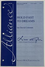 Hold Fast to Dreams Ian David Coleman SATB a cappella Piano Sheet Music Alliance - £3.07 GBP