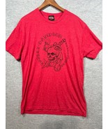 Harley Davidson Red Skull Anchor Graphic T-Shirt XL Traverse City - $13.83