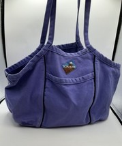 Rare Organic Cotton Blueish Purple Tom Bihn Large Travel Tote Bag Sold O... - £94.70 GBP