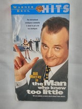 The Man Who Knew Too Little Starring Bill Murray - VHS Tape for VCR - £10.11 GBP