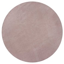 6 ft. Round Polyester Rose Pink Area Rug - £250.90 GBP