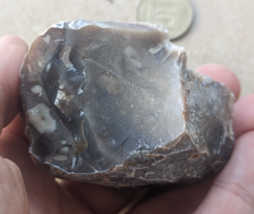 Natural MINERAL Rough Raw FLINT Ancient Stone Rock Modiin Israel #489 - £5.13 GBP