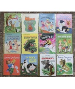 12 Little Golden Books Doctor Dan, Saggy Baggy Elephant, Bambi, Tootle, ... - £13.44 GBP