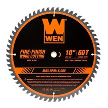 WEN BL1060 10-Inch 60-Tooth Fine-Finish Professional Woodworking Saw Blade for M - $25.99