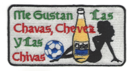 Me Gustan Chavas Chevez Chivas de Guadalajara Patch Liga MX Mexico Futbol Soccer - £6.14 GBP
