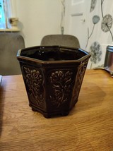 Scandinavian ceramic flowerpot - Guldkroken - Hjo - Sweden - £28.31 GBP