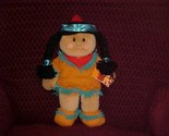 15&quot; Lì&#39;l Pocahontas Plush Toy With Tag Book-let By Gibson Greetings 1995 - $24.74