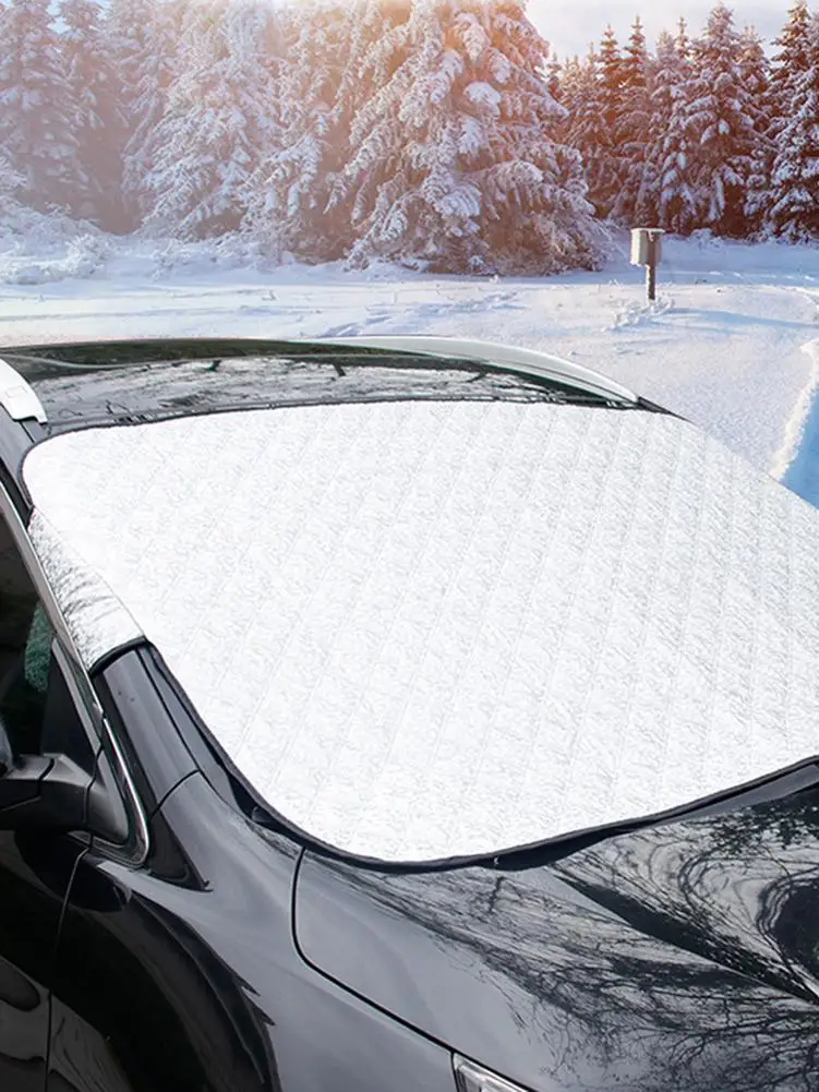 Universal Car Windscreen Cover Anti Snow Frost Ice Shield Dust Protector Heat - £10.32 GBP