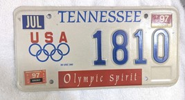 1996 Tennessee Olympic Spirit License Plate #1810 - $562.22 MXN