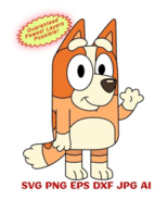 Bingo Download-Bluey-Cricut/Silhouette/Canvas/Laser Engraving-Svg Png Dxf Eps Jp - $2.85