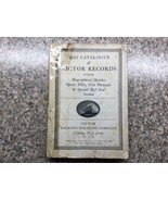 1920 Catalogue Of Victor Records sketches, Portraits, Opera, Red Special... - $54.04 CAD