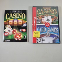 Hoyle Casino and Card Games PC Video Game 2 Discs Sealed Best Buy Plus Book - £19.56 GBP