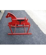 VINTAGE RIDE-ON WOODEN ROCKING WONDER HORSE ON SPRINGS COLLIERVILLE  TEN... - $3,747.65 MXN