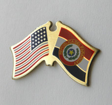 Paraguay Usa Combo International Country Flag Lapel Pin Badge 3/4 Inch - £4.28 GBP