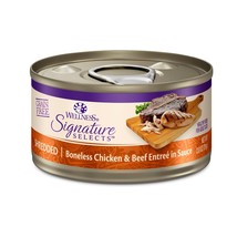 Wellness Cat Core Signature Select Shredded Chicken Beef Entrée 2.8oz. (Case of - £45.06 GBP