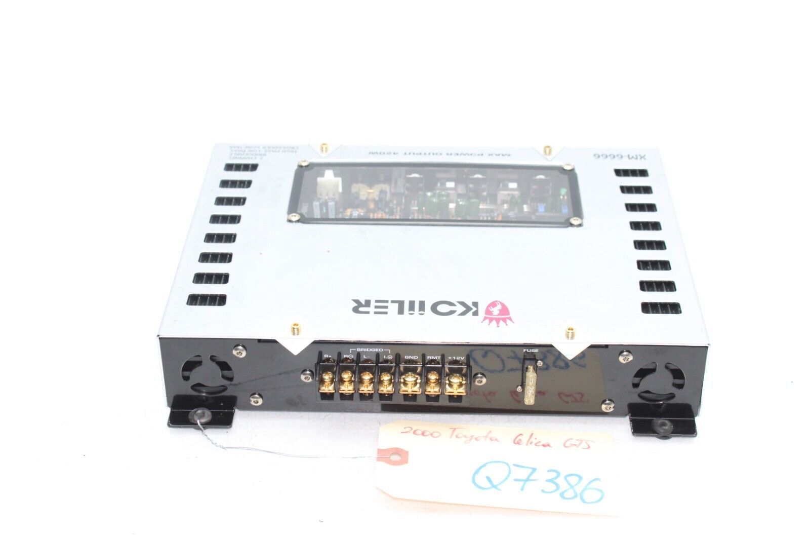 KOIILER XM 6666 2 CHANNEL 420W CROSSOVER AMPLIFIER Q7386 - $85.96