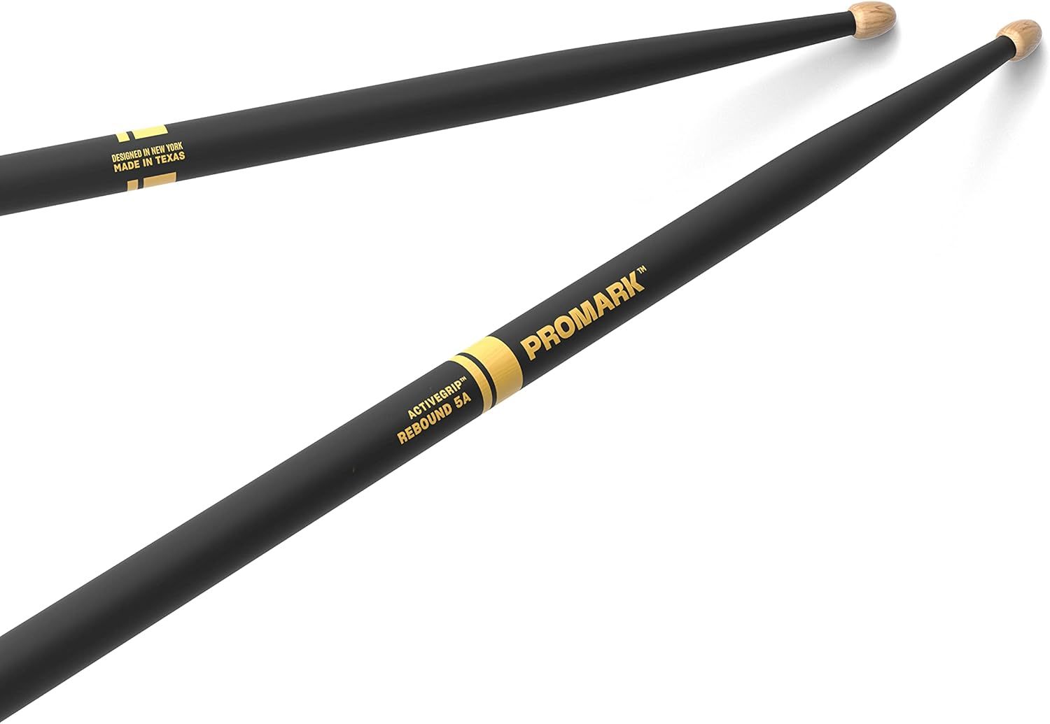 Promark Activegrip Drum Sticks - Rebound 5A Drumsticks - For Secure,, On... - $35.99