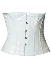 Serre-Taille Raboteuse Taillen Serre Fétiche Acier OS Waistbust Blanc Vi... - £23.36 GBP