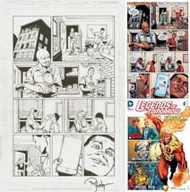 Gerry Conway Firestorm Legends of Tomorrow #1 Pg 8 Original Art Eduardo Pansica - £88.44 GBP