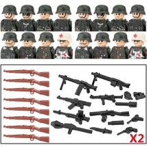 Military Army Soldier Figures Building Blocks Mini Bricks kids Toys #XY1... - £20.82 GBP