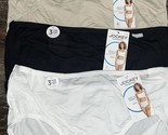 Jockey ~ 5-Pair Women&#39;s Brief Underwear Panties Modal Blend ~ L - £24.24 GBP