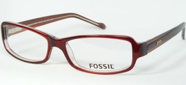 Fossil Broken Arrow OF2103 600 Burgundy Eyeglasses Glasses Of 2103 53-15-135mm - £35.58 GBP