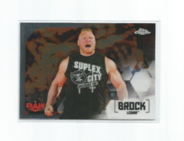 Brock Lesnar 2020 Topps Wwe Raw Chrome Card #16 - £3.97 GBP