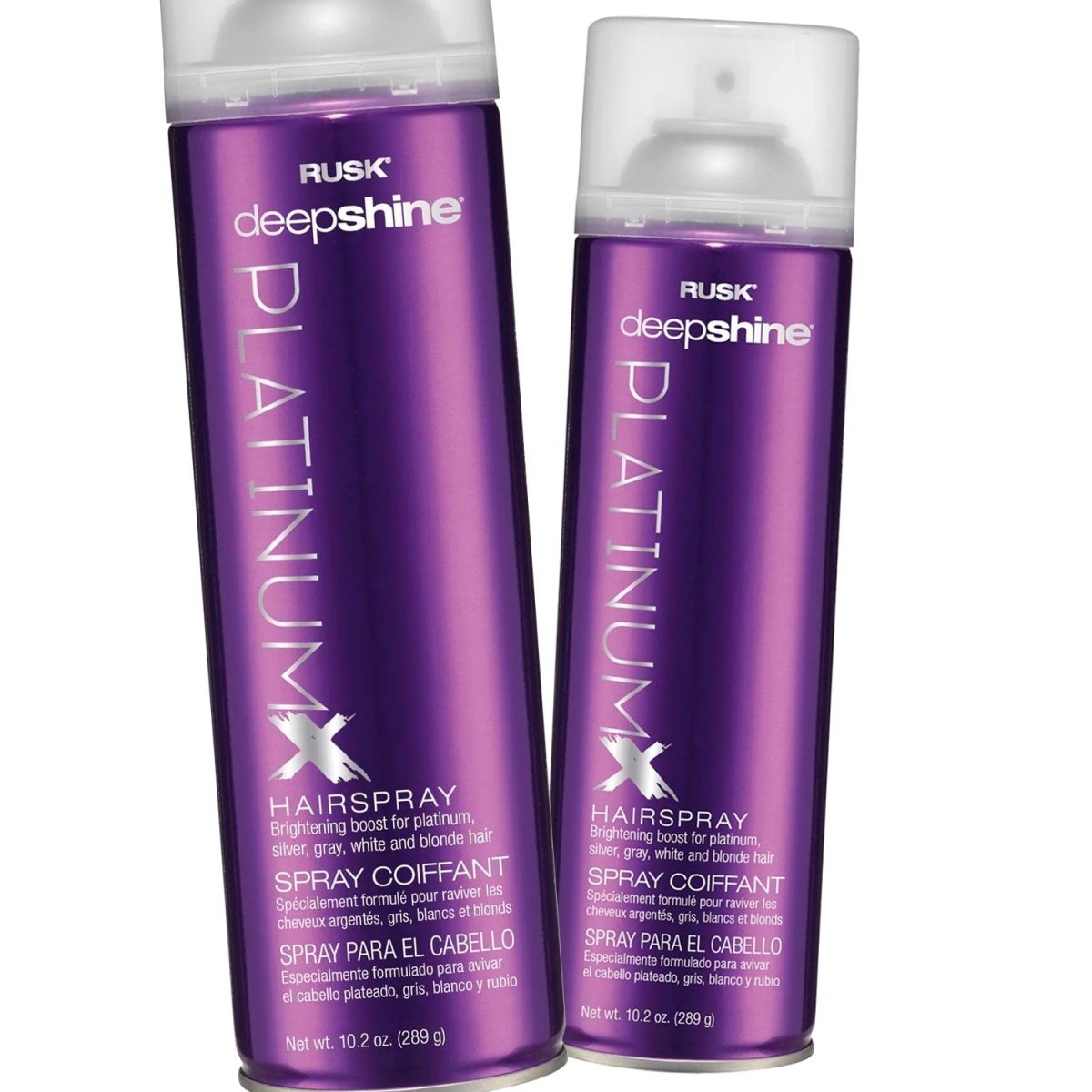 Rusk Deepshine PlatinumX Hairspray 10.2 oz - Pack of 2 - $29.75