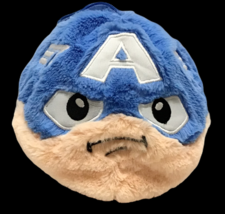Marvel Fuzzbites Captain America Plush Character With Hanging Loop and Ball - $9.89