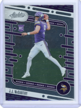 2024 Panini Absolute J.J. McCarthy Rookie RC #110 - $2.78 CAD