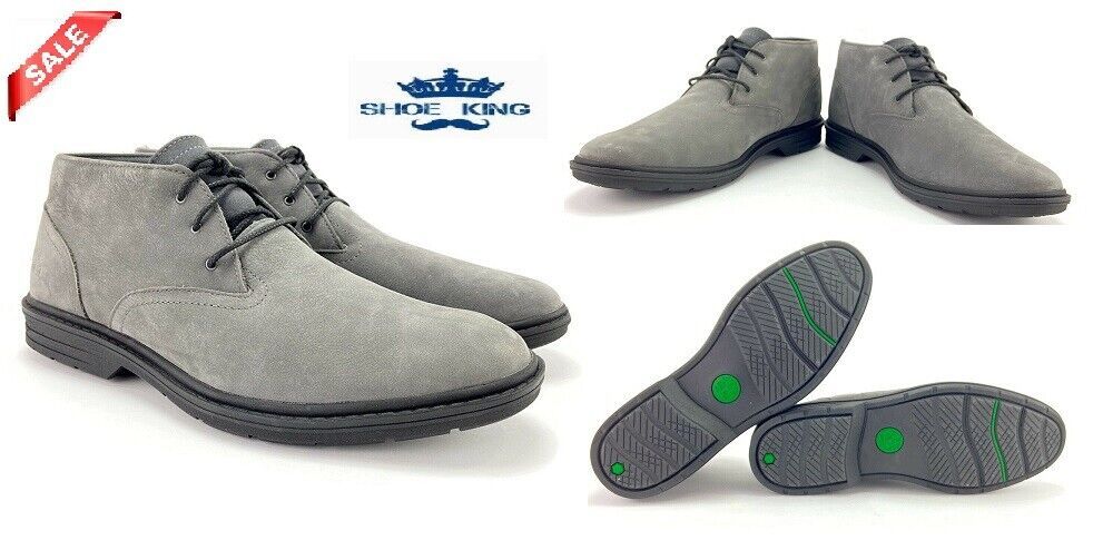 Timberland Men&#39;s Sawyer Lane Waterproof Medium Grey Nubuck Chukka Boots ... - $67.19