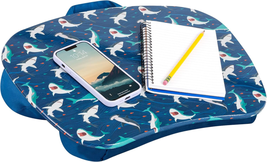 Mystyle Portable Lap Desk with Cushion - Shark - Fits up to 15.6 Inch La... - £21.03 GBP