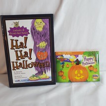 Lot Of 2 Childrens Halloween Books Pop Up And Punch Out Masks - Very Good Shape - £5.89 GBP