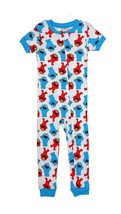 Elmo and Cookie MonsterToddler Short-Sleeved Footless Cotton Pajama Sleeper - $368.12 MXN