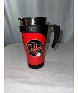 Rare Mickey Mouse Really Swell Coffee Travel Mug Red &amp; Black Disney Coll... - $48.33