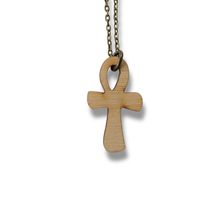 Necklace - Ankh - Key of Life Snake and Cable Link chains (Silver Chain) - $29.66 CAD