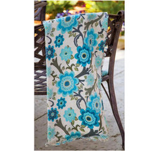 Manual Woodworkers Peacock Blossoms Multi Dye Throw, 50x60 inches, - £19.56 GBP