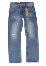 NWT Levis 514 Straight Daisy Chain 005140926 Jeans Factory Destroyed 30x30 - $28.49