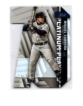 2021 Topps Chrome Platinum Player Die Cut Miguel Cabrera Detroit Tigers #CPDC-30 - £1.00 GBP
