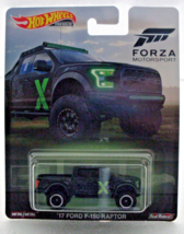 Hot Wheels &#39;17 Ford F-150 Raptor Forza Motorsport Diecast  2019 - $16.69