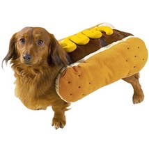 MPP Funny Hot Dog Pet Halloween Costumes Ketchup or Mustard Topping Bun Choose S - £22.24 GBP+