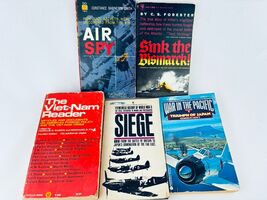 Lot Of 5 Vintage War Books - Vietnam - WWII - Japan - Nazi - Hitler - Pa... - $17.88