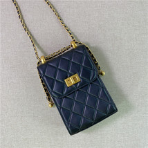 New Real Leather Women Bag Tassel Hardware Ball Small Fragrance Chain Mobile Pho - £96.22 GBP