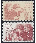 2011-20c &quot;Aging Together&quot; Reverse Offset Error / EFO Mint NH - $68.37 CAD