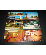 6 Vintage Motel POSTCARDS Posted Hotel Lynhurst Resort Flagg Ranch Dixie... - €24,41 EUR