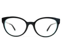 Tiffany &amp; Co. Eyeglasses Frames TF2191 8055 Black Blue Silver Cat Eye 51... - £77.39 GBP