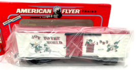 New in Box American Flyer Gilbert 1993 Christmas Boxcar 6-48319 S Gauge ... - £23.73 GBP