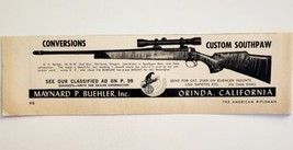 1968 Remington Custom Southpaw Buehler Scope Rifle Advertisement Hunting E91D - £15.44 GBP