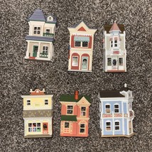 Lot of 6 Hallmark Ornaments. Victorian Dollhouse/ Toy Shop/ Candy Shop 1... - $1,860.36 MXN