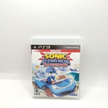 Sonic Sega All-Stars Racing Transformed (Sony Playstation 3, 2012) PS3 w/Manual  - £11.50 GBP